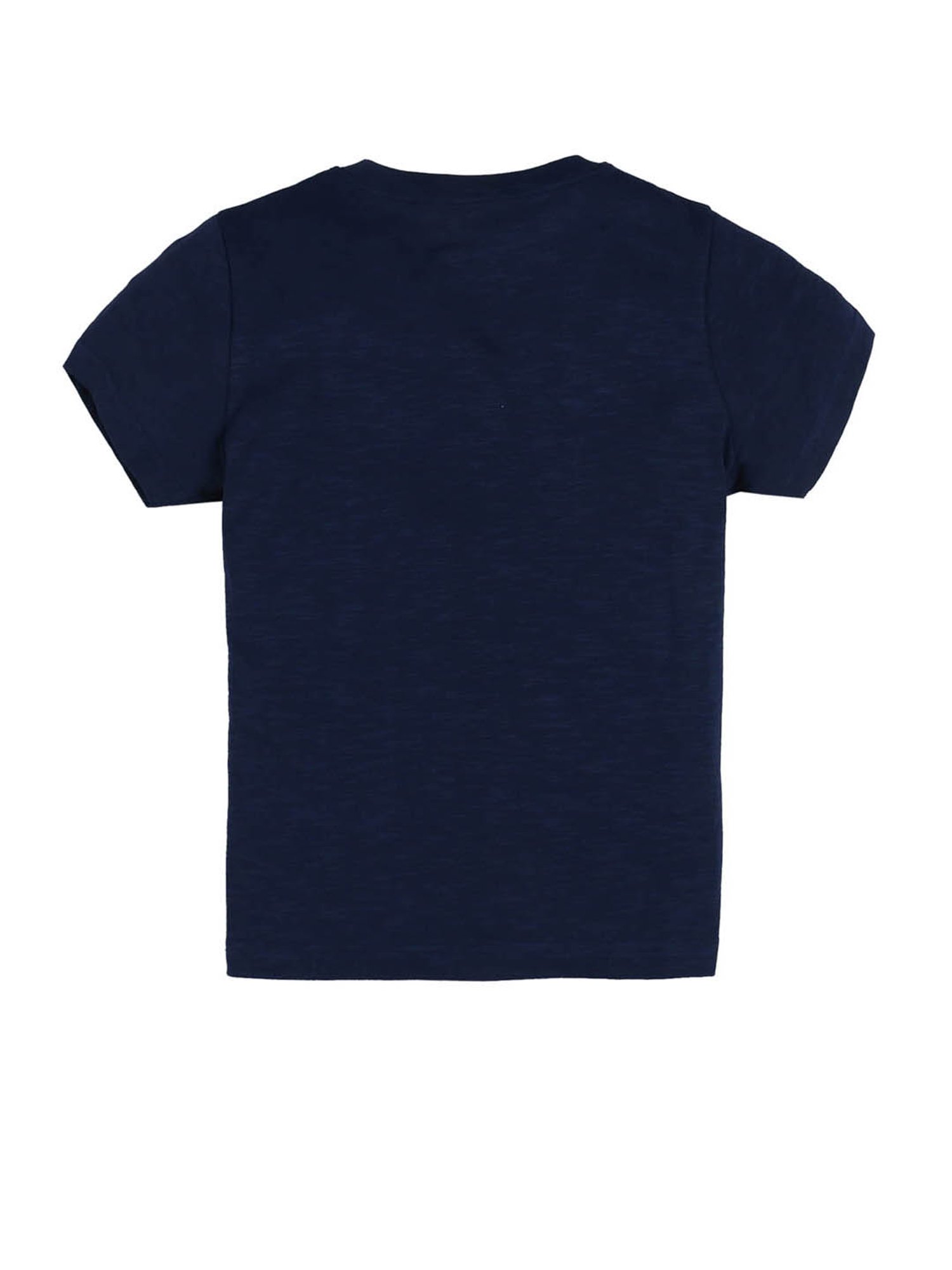 Plum Tree Kids Navy & Grey Printed T-Shirt (Pack Of 2)