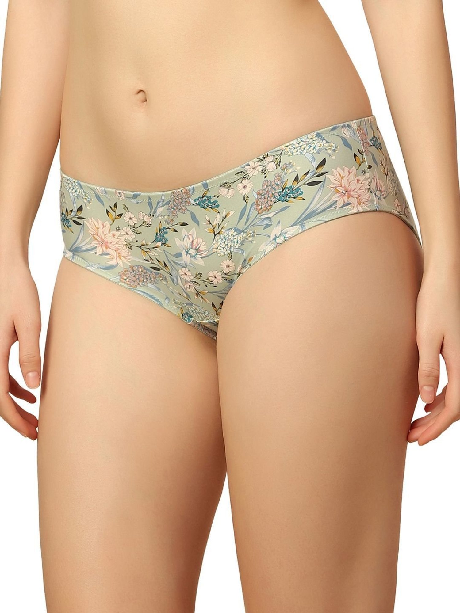 Triumph Pista Green Printed Panty