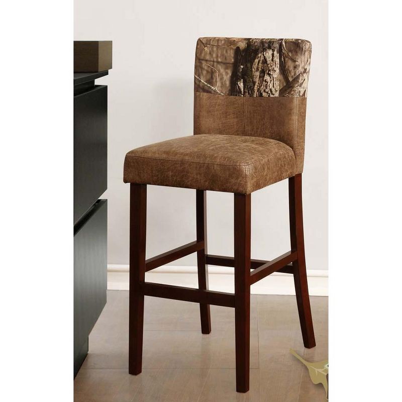 Linon The Mossy Oak Nativ Living Bar Stool
