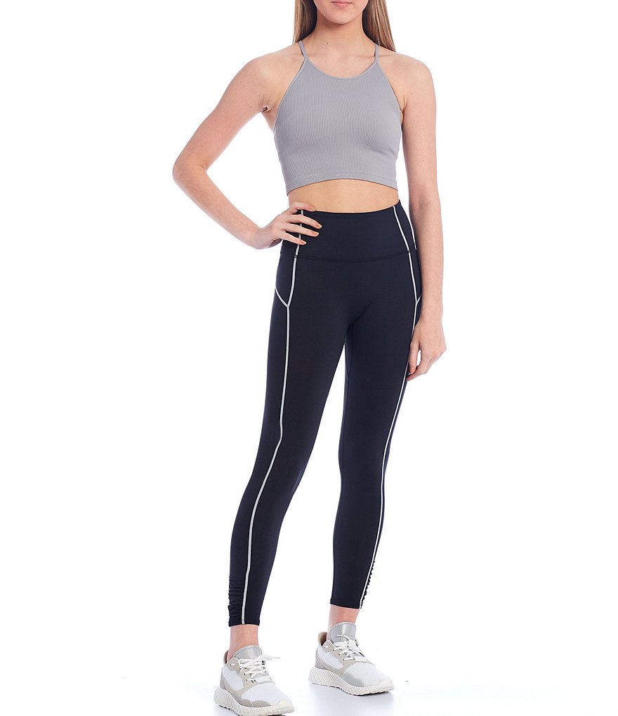 IBKUL Pricilla Print Long Sleeve Mock Neck Top