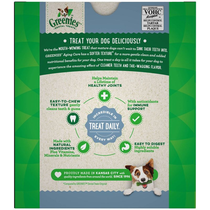 Greenies Aging Care Teenie Chicken Dental Dog Treats - 96ct