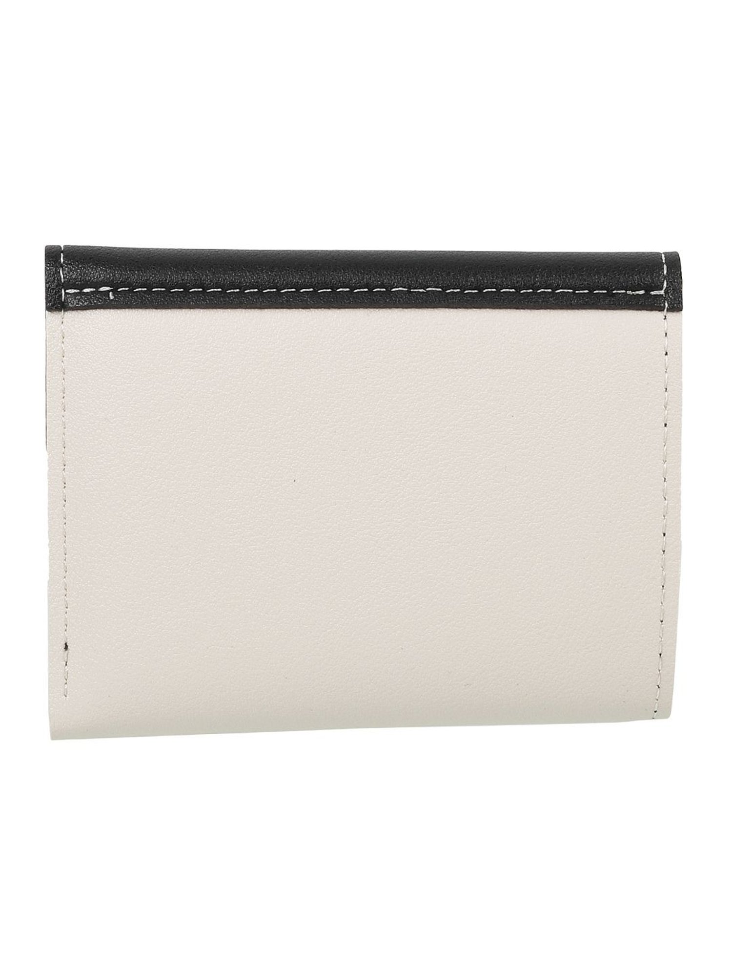 Walkway Black Small Bi-Fold Wallet for Women