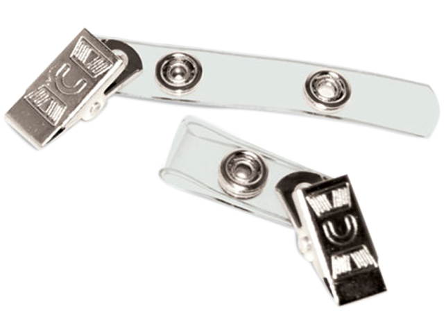 Advantus 75410 Badge Straps w/Clip, Vinyl, 3/8"w, 100/Box