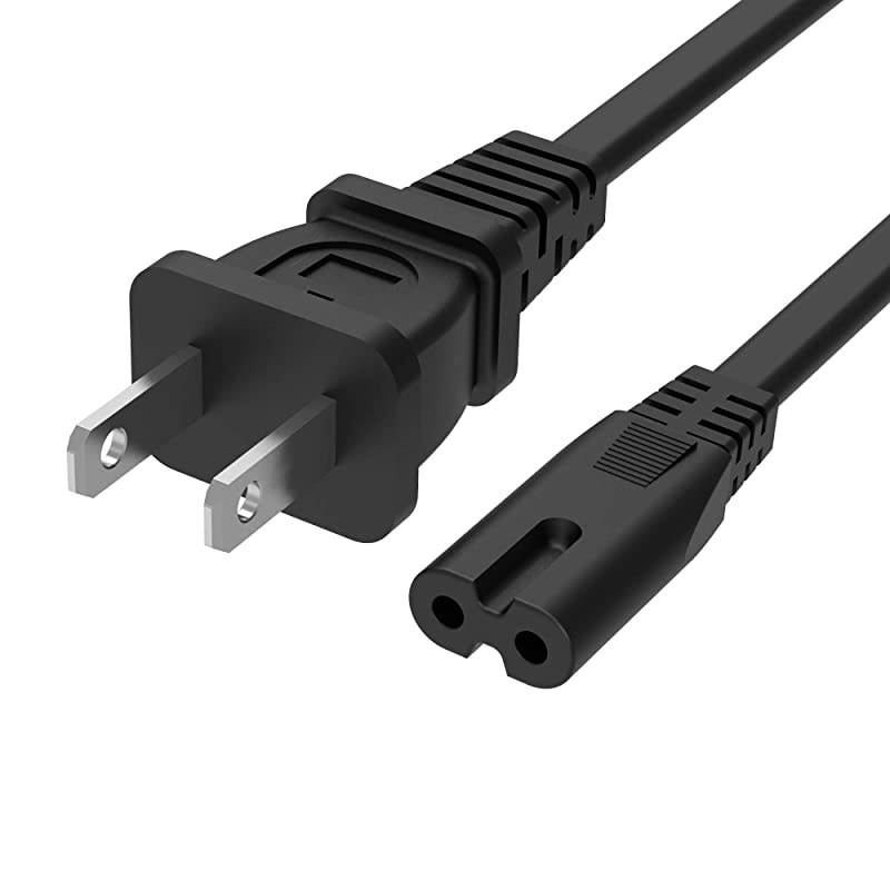 Cord Cable Replacement for Sony PS4 PS3 Playstation 4 3 Slim Xbox One S Xbox One X Edition Game Console Sharp TV AC Wall Cable Supply