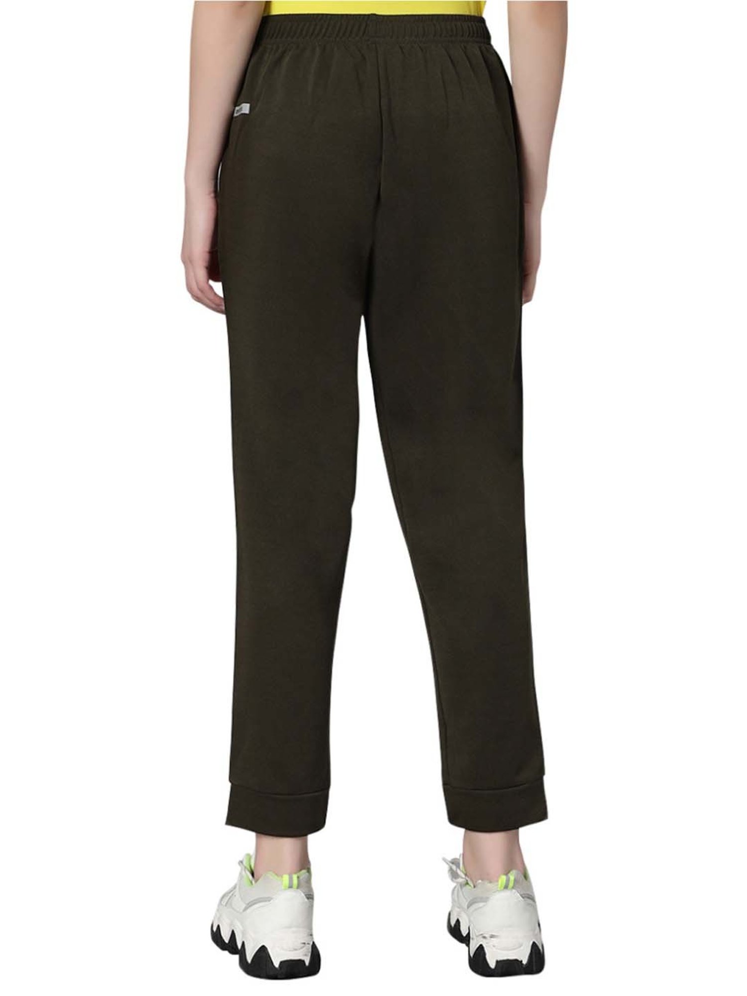 Omtex Green Mid Rise Sports Track Pants