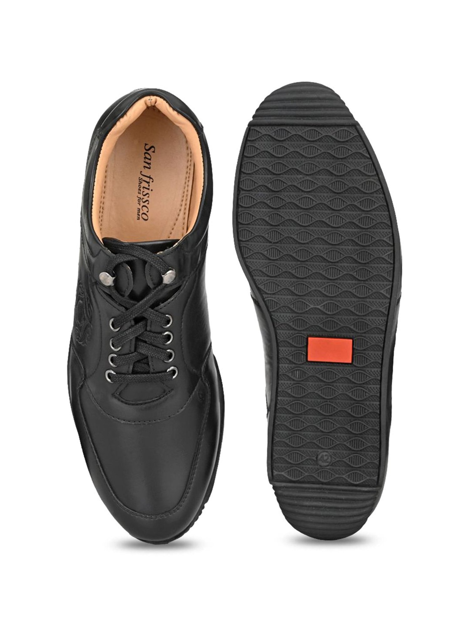 San Frissco Men's Clamor Black Casual Shoes