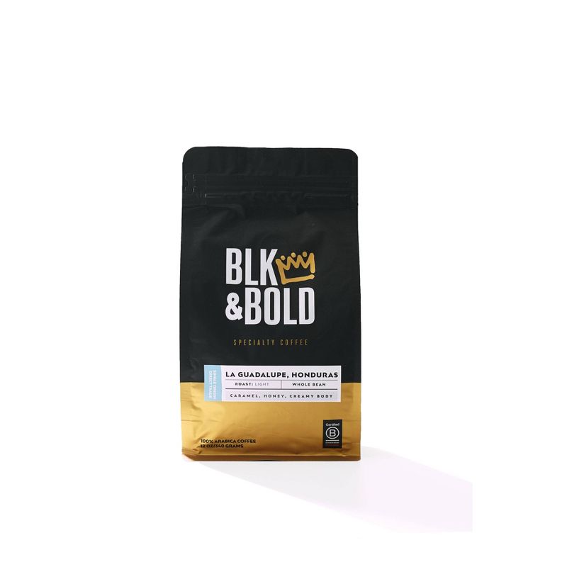 BLK & Bold La Guadalupe Honduras, Light Roast Whole Bean - 12oz