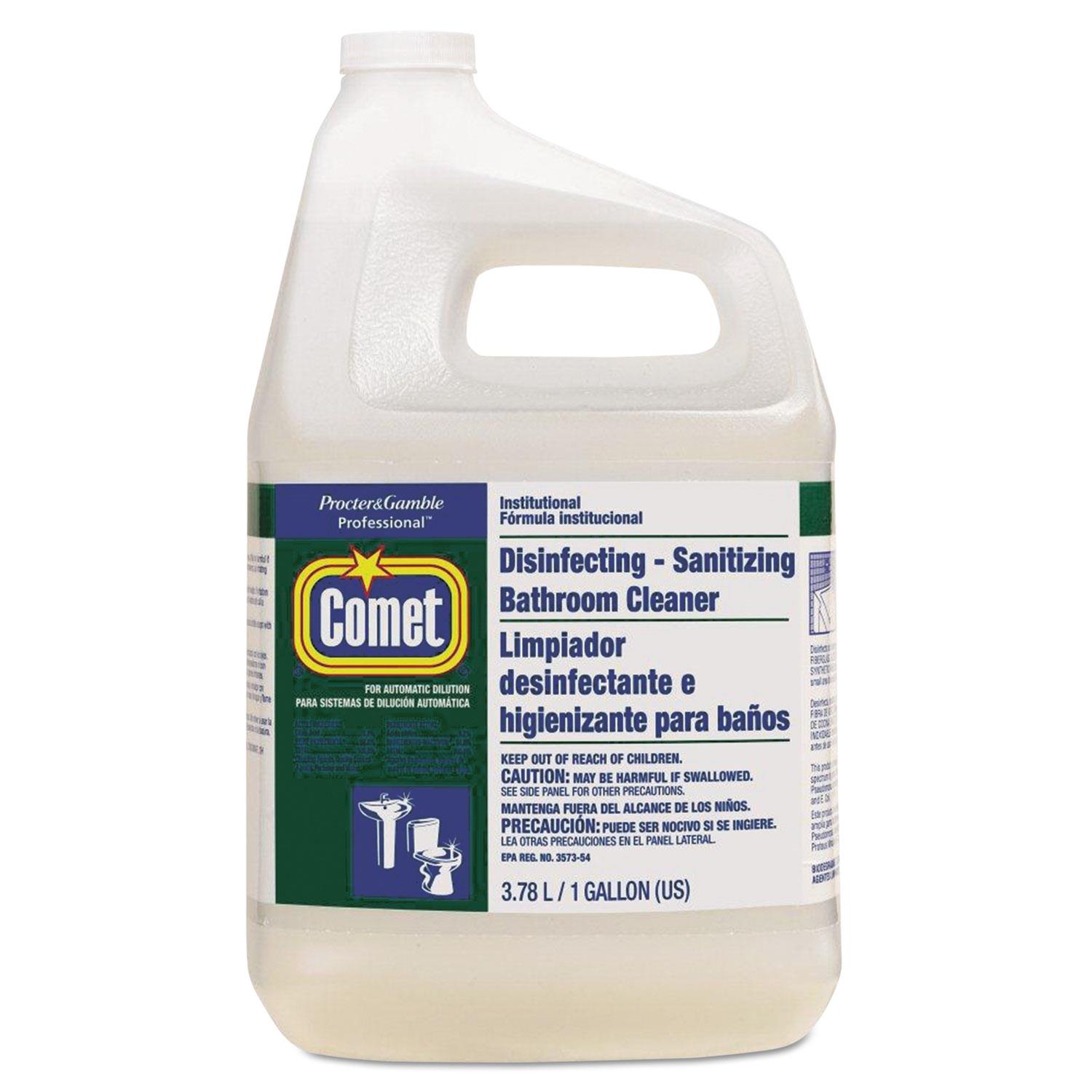 Comet Disinfecting-Sanitizing Bathroom Cleaner One Gallon Bottle 1/Carton