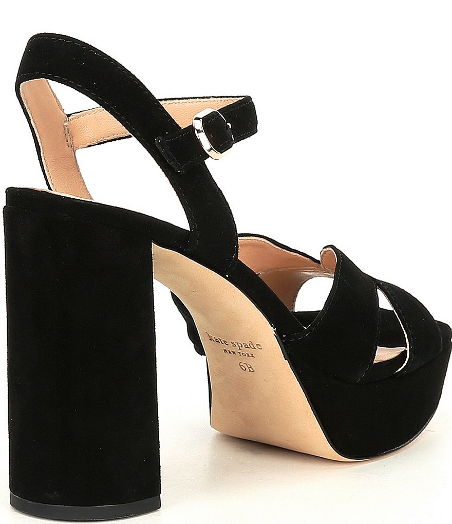 kate spade new york Delight Suede Block Heel Platform Sandals
