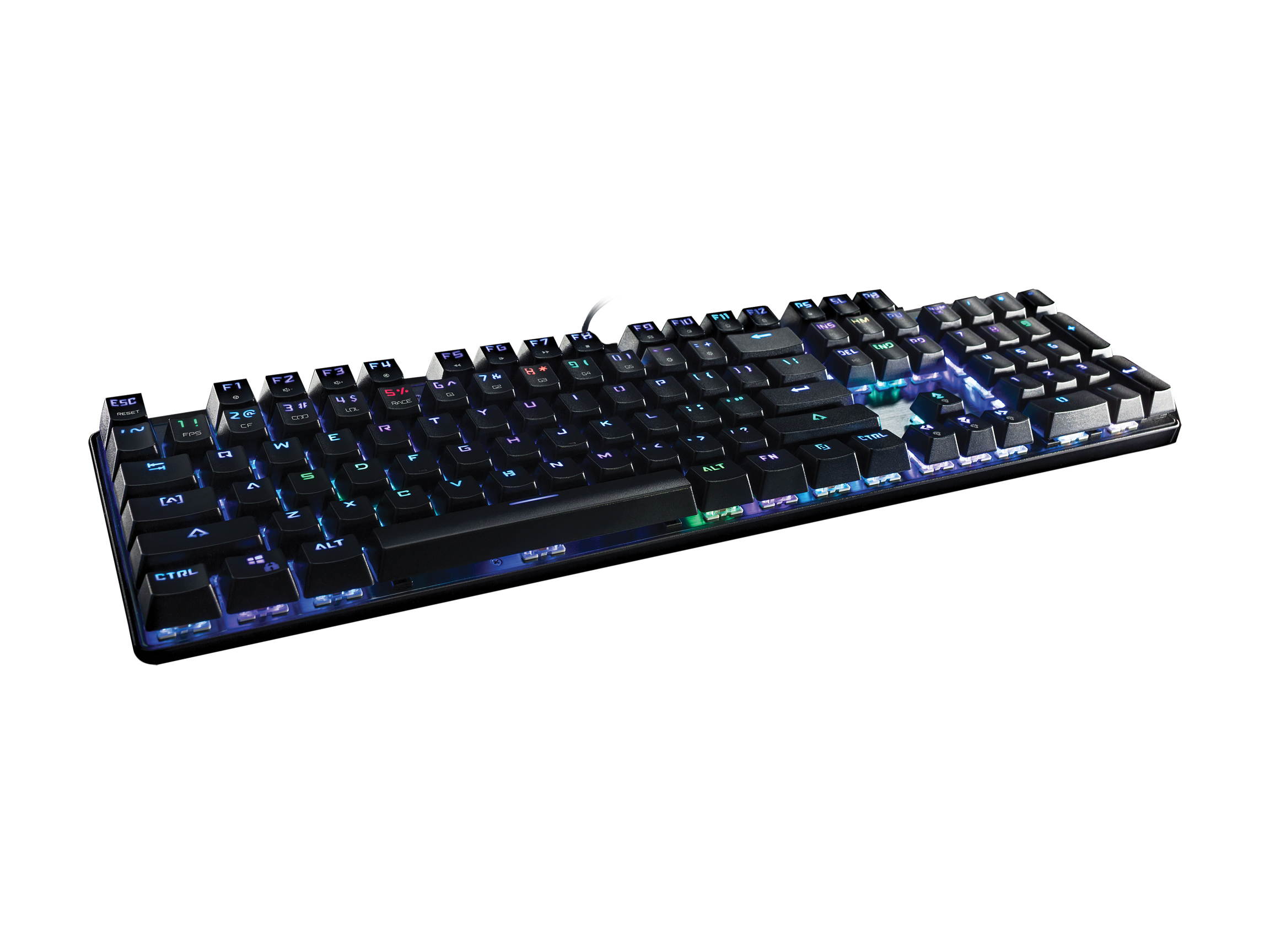 Velocilinx VXGM-KB104P-OBL-BK Brennus Gaming Keyboard
