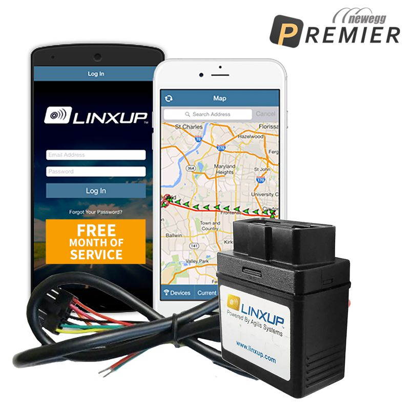Linxup Wired GPS Vehicle Tracker, Car Tracker, Truck GPS, Car GPS device for Vehicle Tracking, Connected Car for Business with Driving Alerts, Vehicle Maintenance, Fleet Tracking, and Car Locator