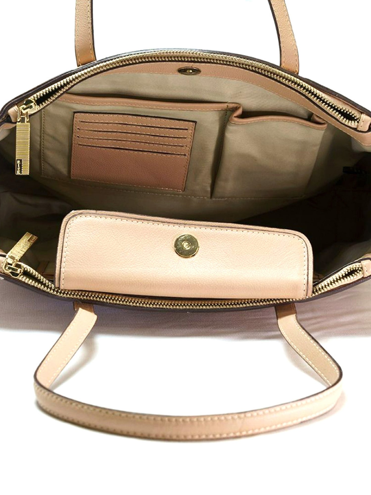 RI2K London Tan Leather Large Shoulder Bag