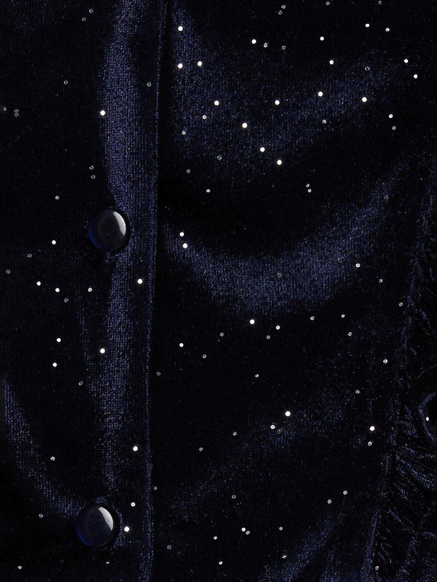 Fame Forever by Lifestyle Kids Navy Printed Full Sleeves Dress