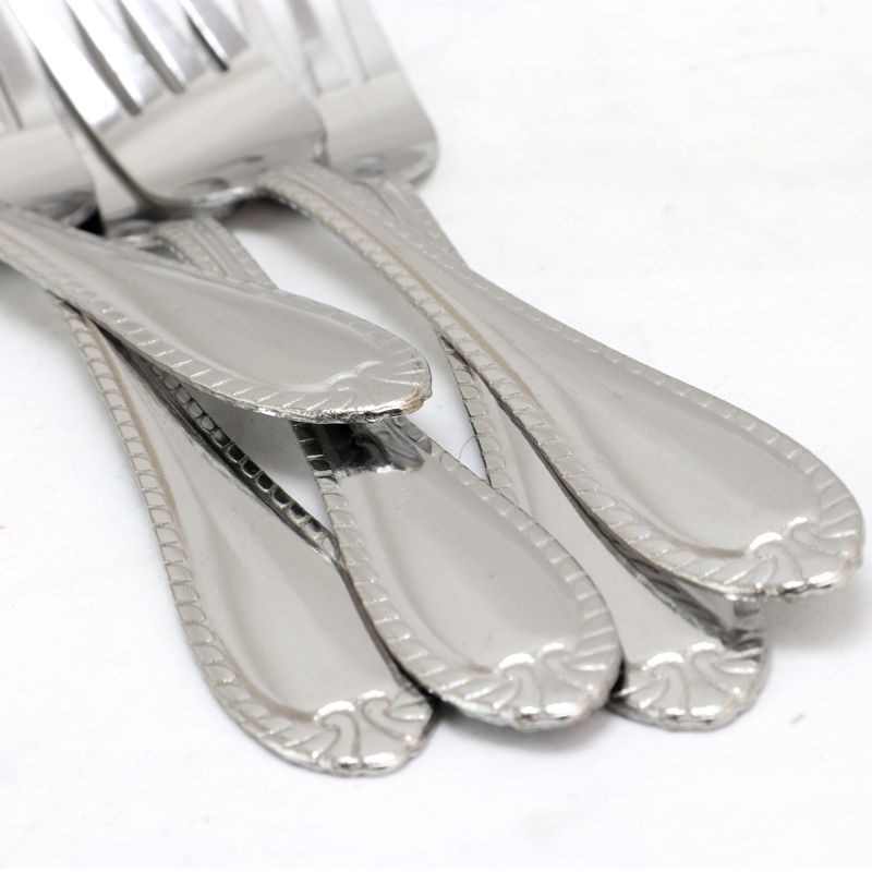 41pc Stainless Steel Zehira Frost Silverware Set - Cambridge Silversmiths