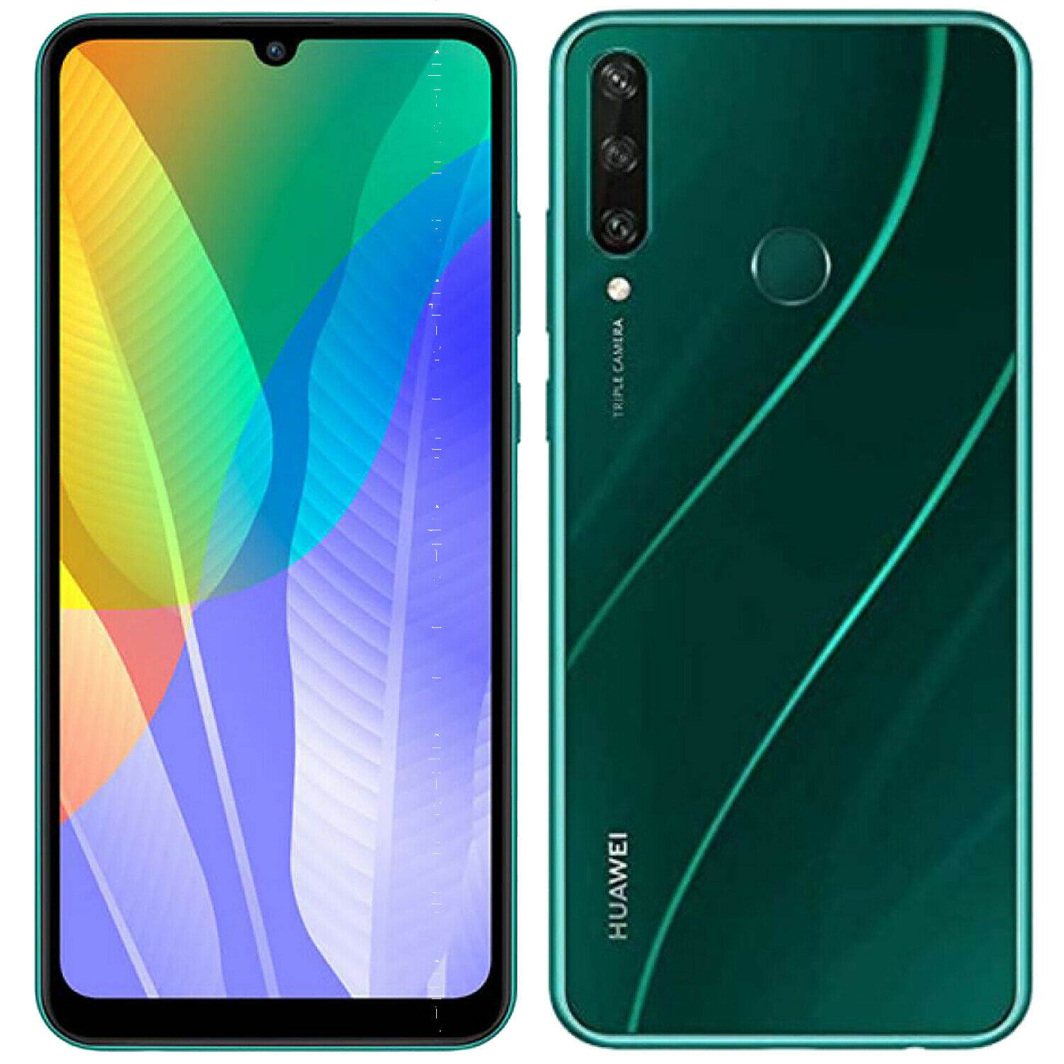 Huawei Y6p Dual-SIM 64GB ROM + 3GB RAM (GSM Only | No CDMA) Factory Unlocked 4G/LTE Smartphone (Midnight Black) - International Version