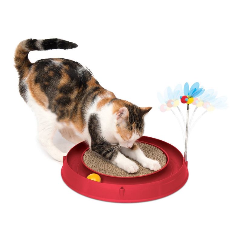 PETKIT Flying Fish Cat Scratcher - White/Blue