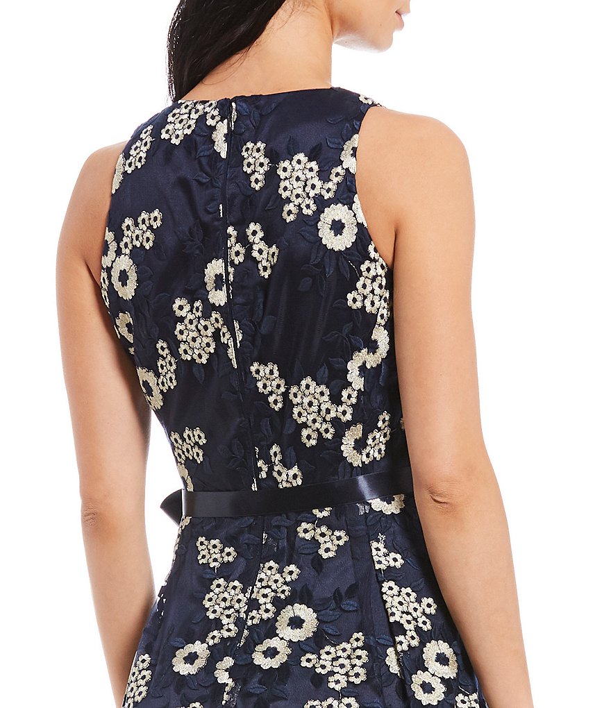 Le Bos 3-Piece Embroidered Trim Duster Pant Set