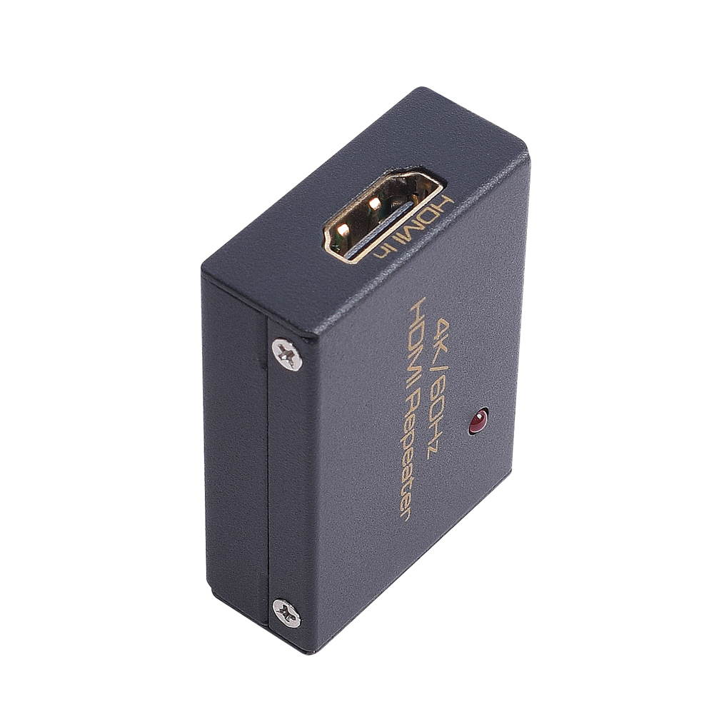 4K/60Hz HDMI Repeater 4Kx2K/60Hz Input/output HDMI Cable can be 15m for 1080P signal and the input/output HDMI cable can be 10m for 4K*2K signal