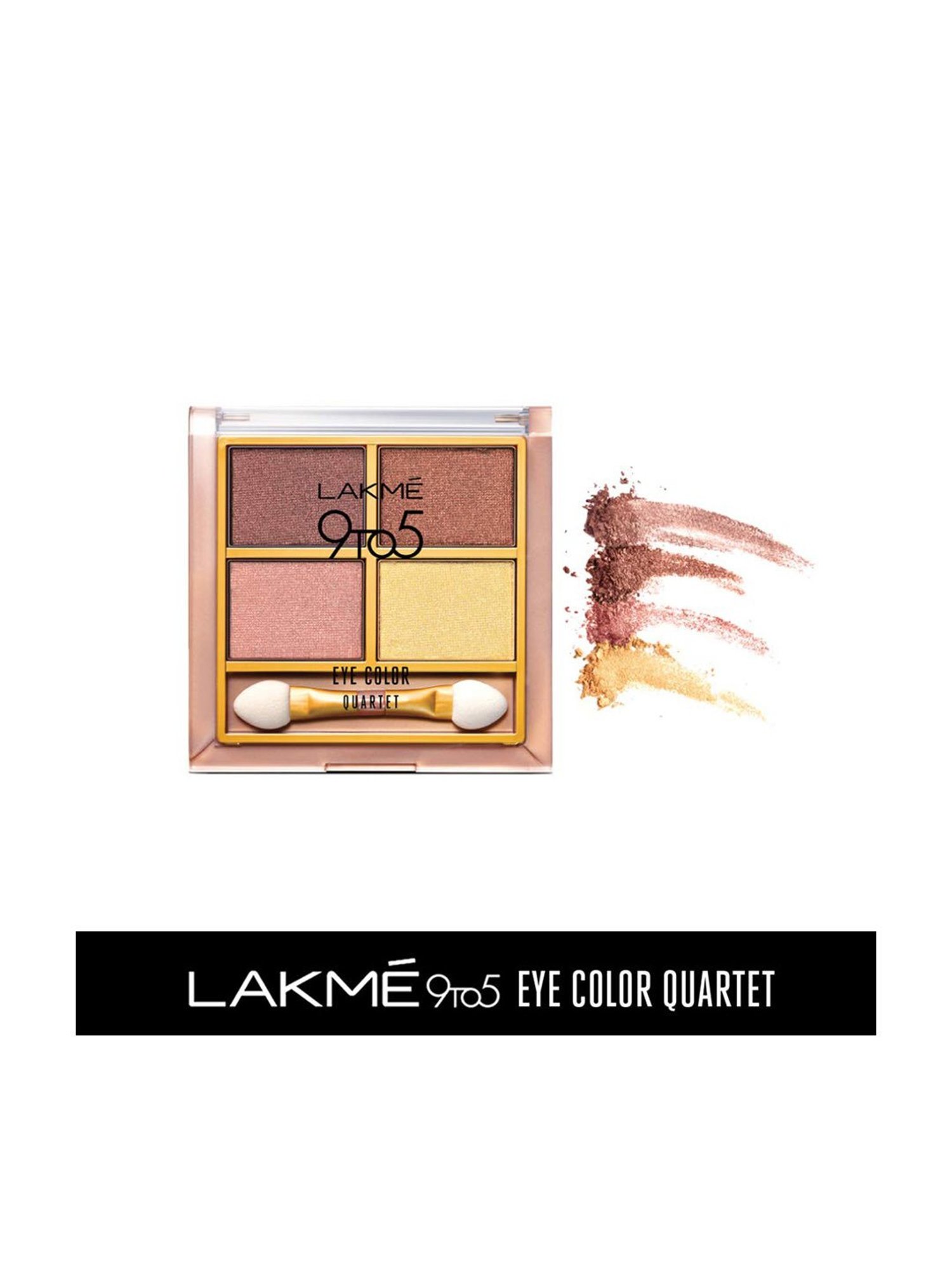 Lakme 9 to 5 Eye Color Quartet Eye Shadow Desert Rose - 7 gm