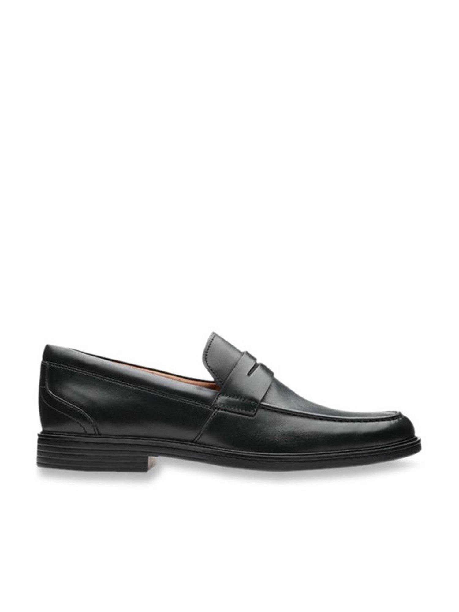 Clarks Men's Un Aldric Black Loafers