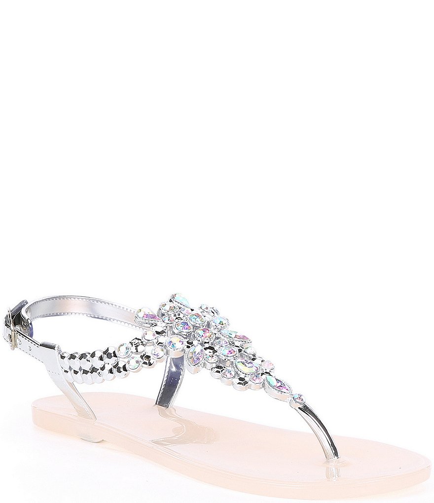Carvela Kory Gemstone Embellished Detail Sandals