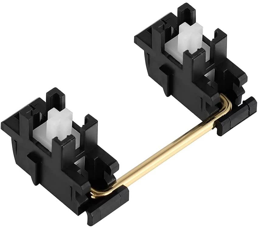 DUROCK Piano Plate Mount Stabilizers 2U 6.25U 7U for Cherry MX Compatible Mechanical Keyboards (Piano Plate Mount 104 Keyboard Kit)