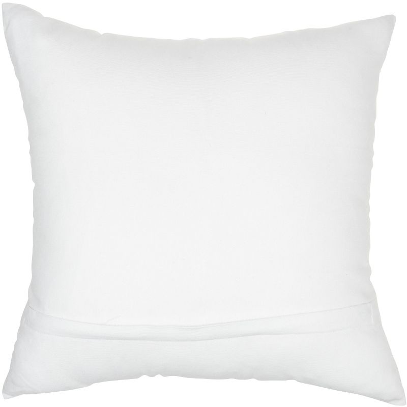 Trendy, Hip, New-Age JB015 White 18" x 18"