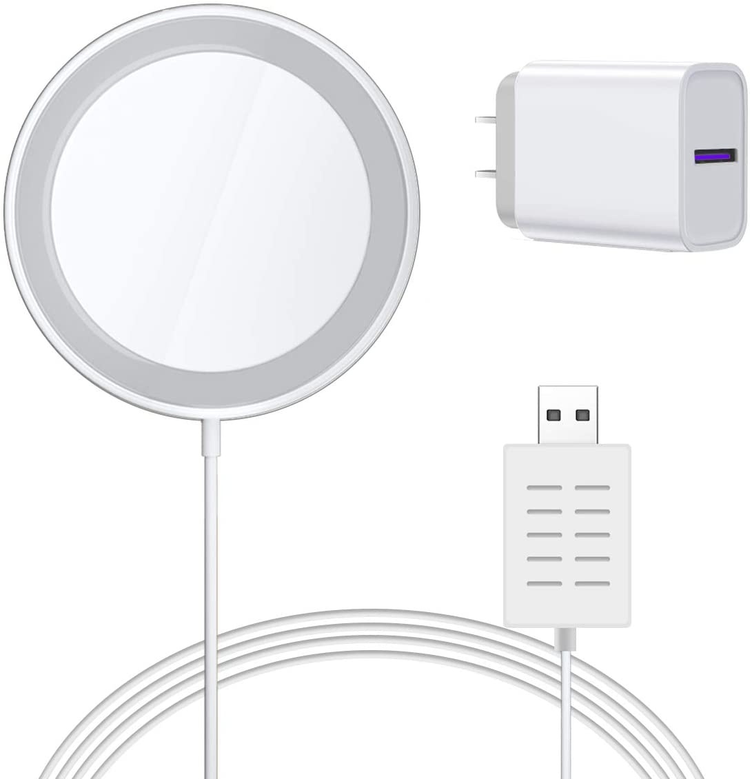 AICase Wireless Charger for iPhone and Galaxy Compatible with MagSafe Magnetic Charger