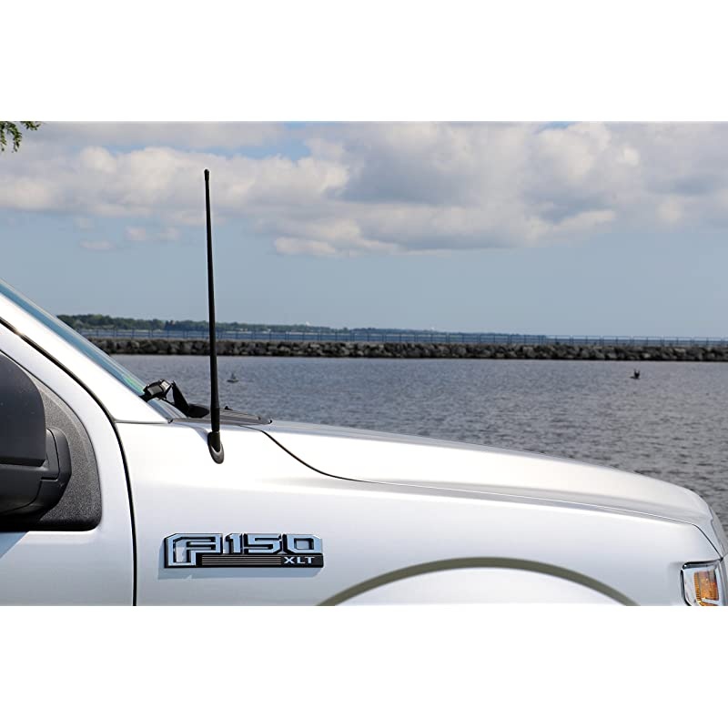 17 Inch All-Terrain Flexible Rubber Antenna is Compatible with Dodge Ram Truck 1500 (2009-2020) - Spring Steel Internal Core