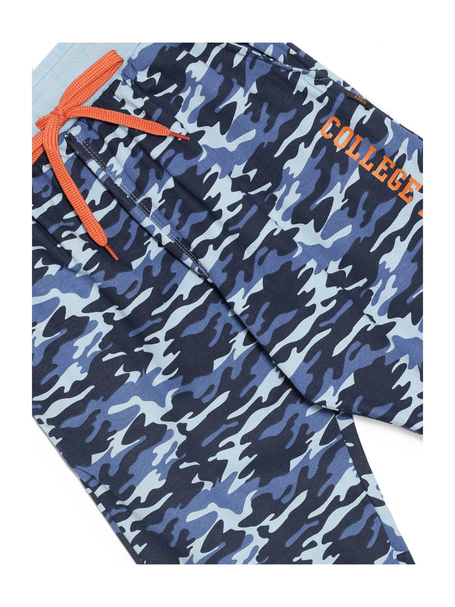 Dixcy Scott Originals Boys Blue & Black Camouflage Joggers