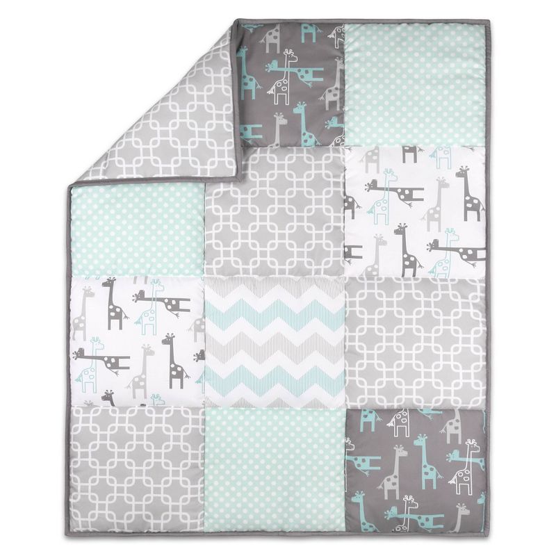 The Peanutshell Addison Crib Bedding Set - 3pc