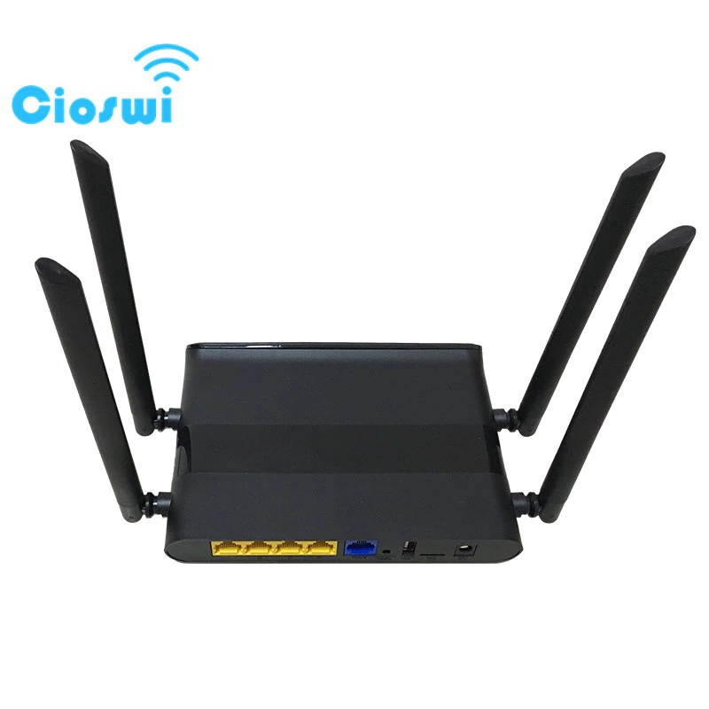 Openwrt Router 1200 Mbps Wireless Router 5Ghz Smart App Manage Wifi Router Large Coverage 802.11ac Support DDNS/WPS