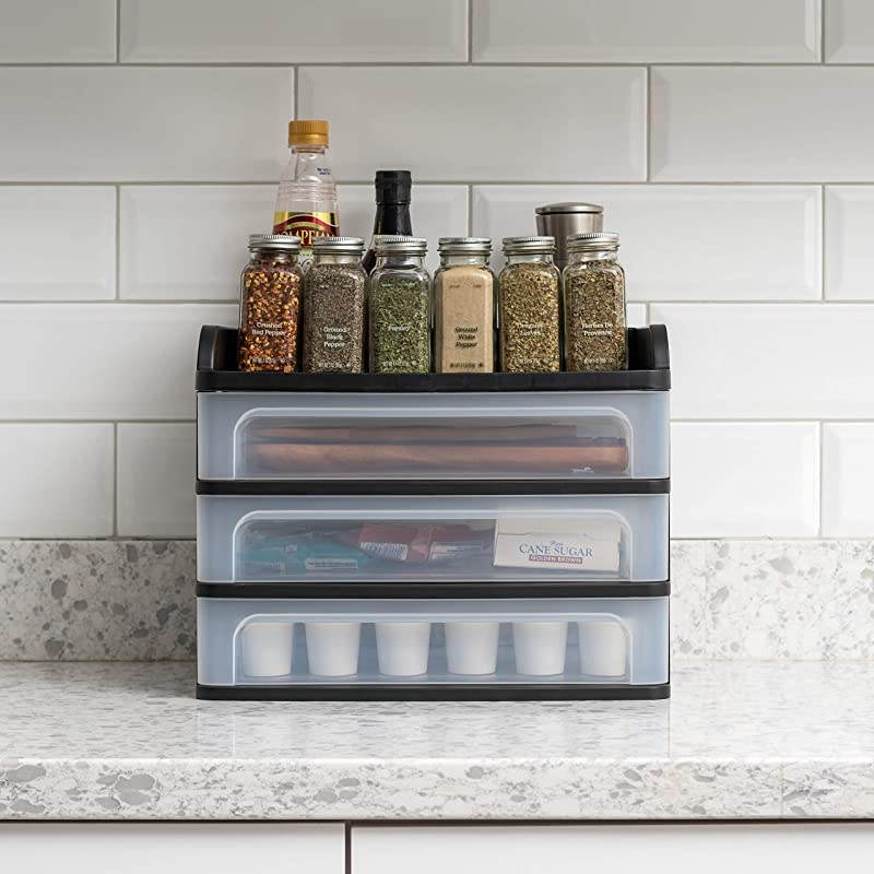 Medium Desktop Drawer System, 2 Pack, Black (586160)