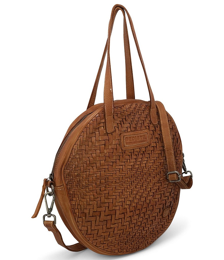 Bed Stu Gretchen Woven Circle Crossbody Shoulder Bag