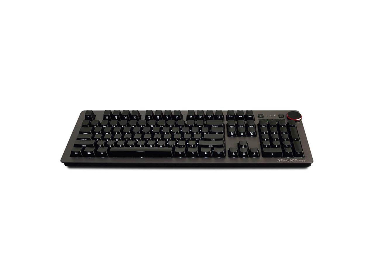 Ajazz AK60 Wired Mechanical Gaming Keyboard White Backlight  Ajazz Blue Switch 104 Classic Layout - Black