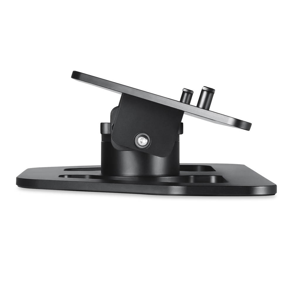 Speaker Stand for Echo Show 2nd Generation Aluminum Bracket for Amazon Echo Show 2nd Smart Speaker Horizontal 360 Rotation Tilt Stand with Precise Bearing Black