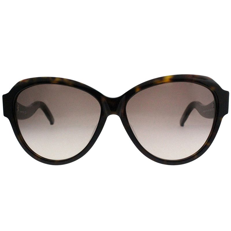 swarovski  52F Womens Cat-Eye Sunglasses Dark Havana Brown 59mm