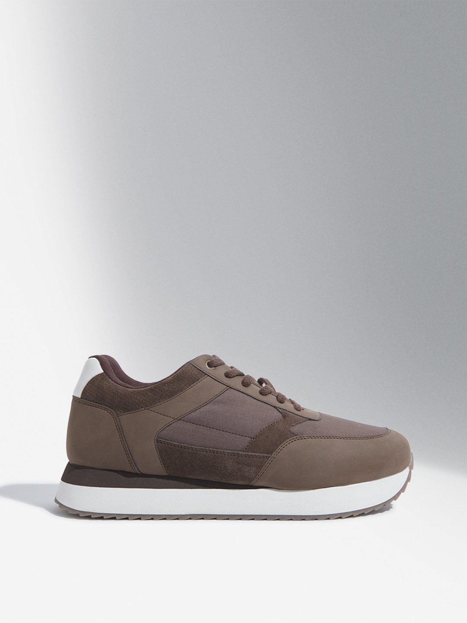 SOLEPLAY by Westside Brown Lace-Up Sneakers