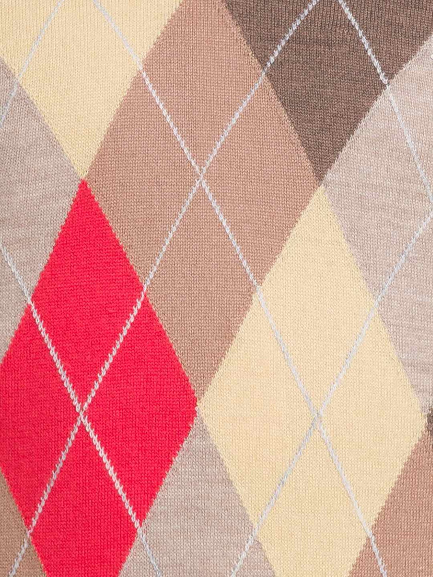 ColorPlus Beige Classic Fit Self Pattern Sweater