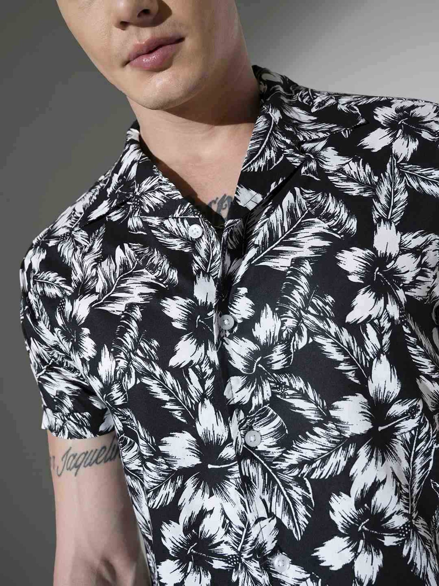 Hubberholme Multicolored Boxy Fit Printed Shirt