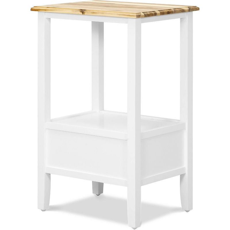 Harris End Table White - ClickDecor