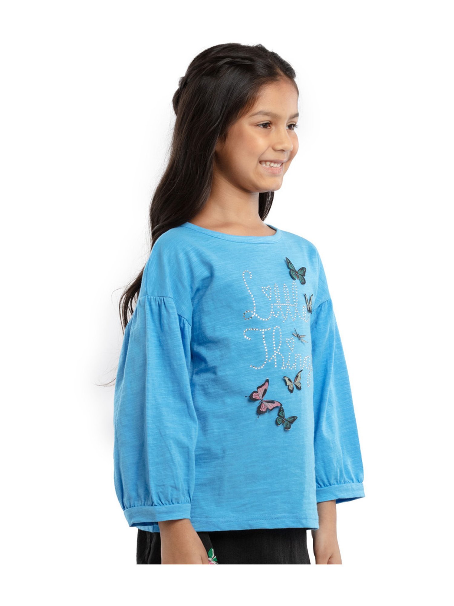 Cutecumber Kids Plum Lace Top