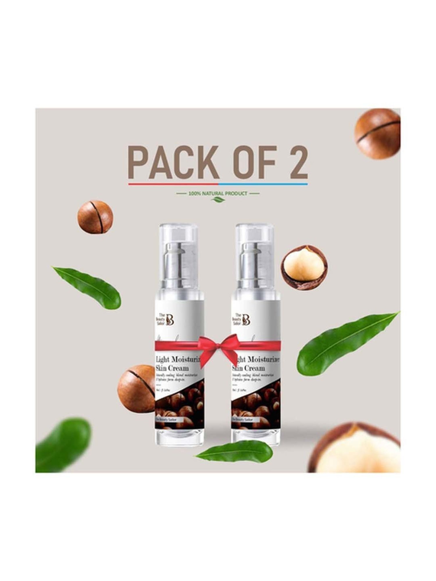 The Beauty Sailor Light Moisturizer Skin Cream Pack of 2 - 100 ml