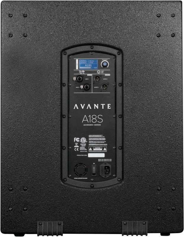 Avante AV18S 18 in. Powered Subwoofer with DSP and Cardioid Coverage