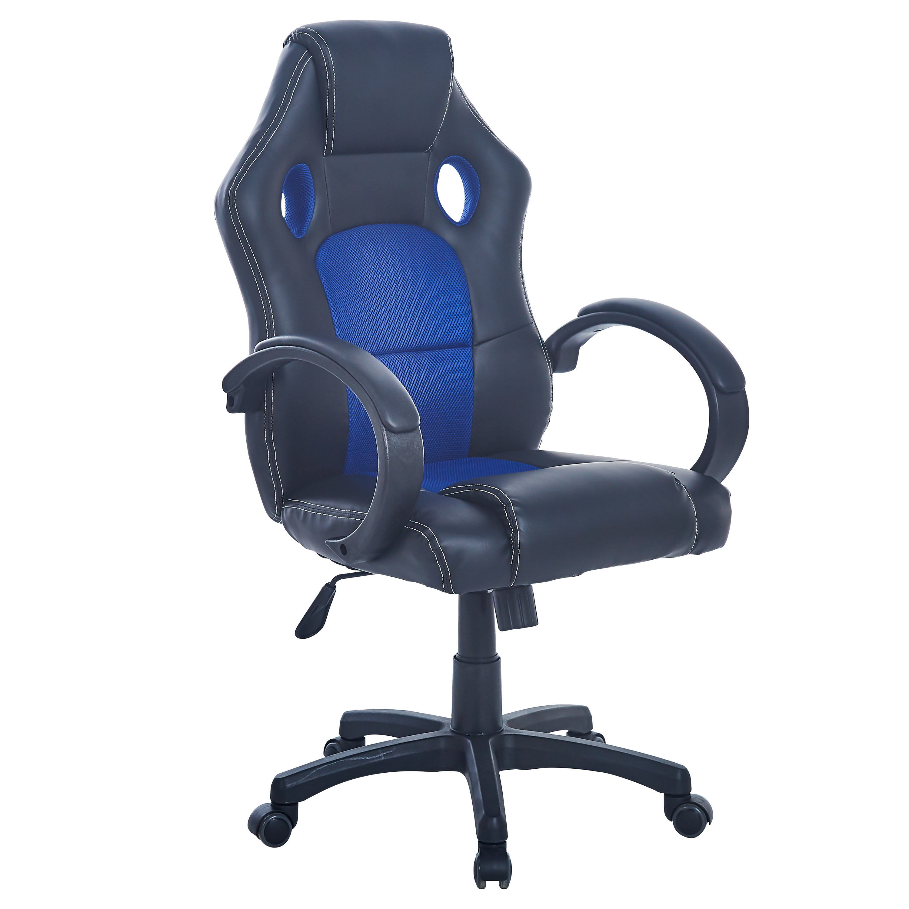 Gaming Chair, Racing Style Computer Desk Chair Padded Armrests Ergonomic Lumbar Support Adjustable Height
