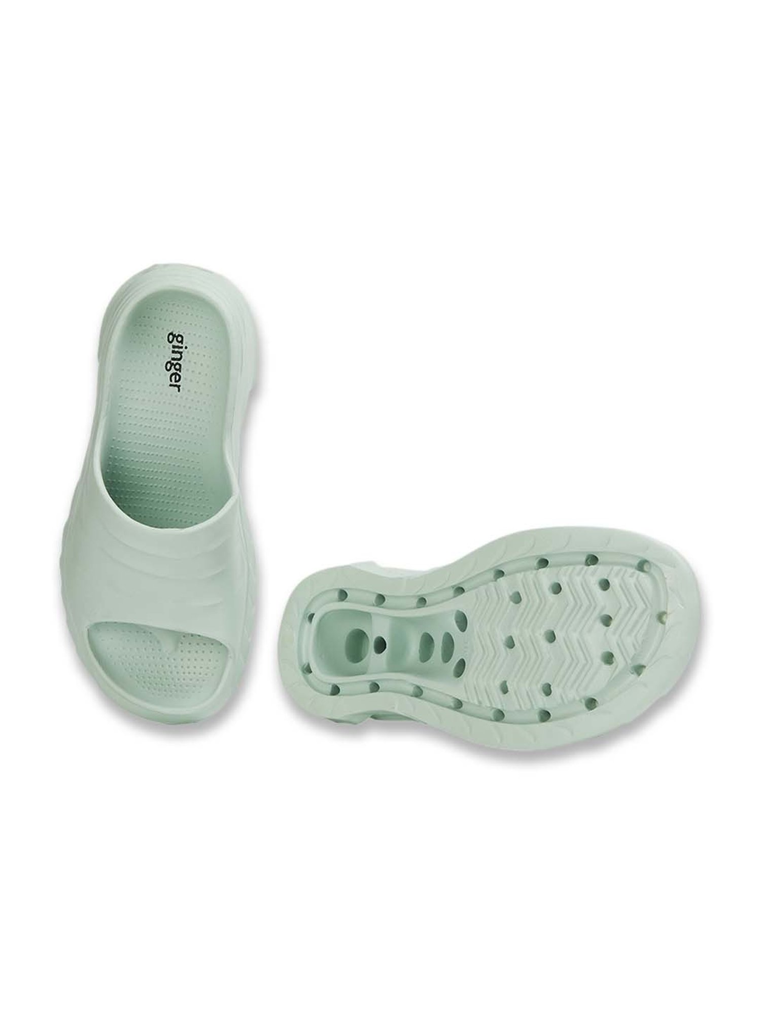 Ginger by Lifestyle Women's Green Slides