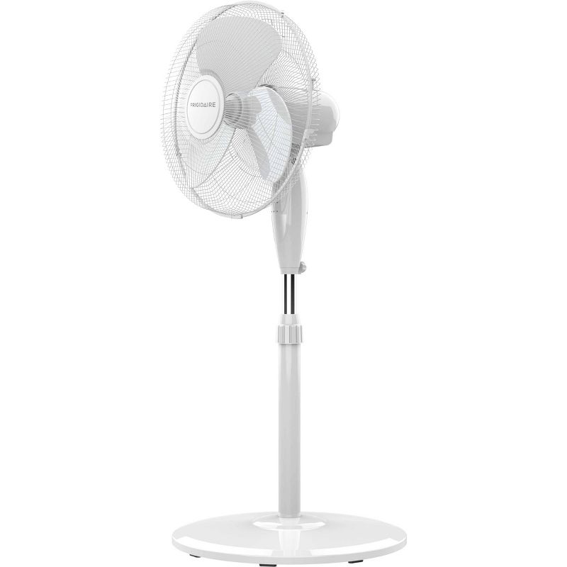 Frigidaire 16" Deluxe Pedestal Fan with Remote Control White