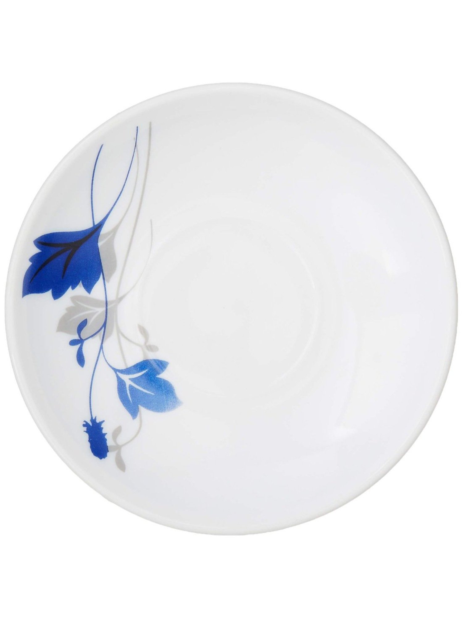 Larah by Borosil Ageria Ceramic Opalware Cup and Saucer Set of 12 140ml