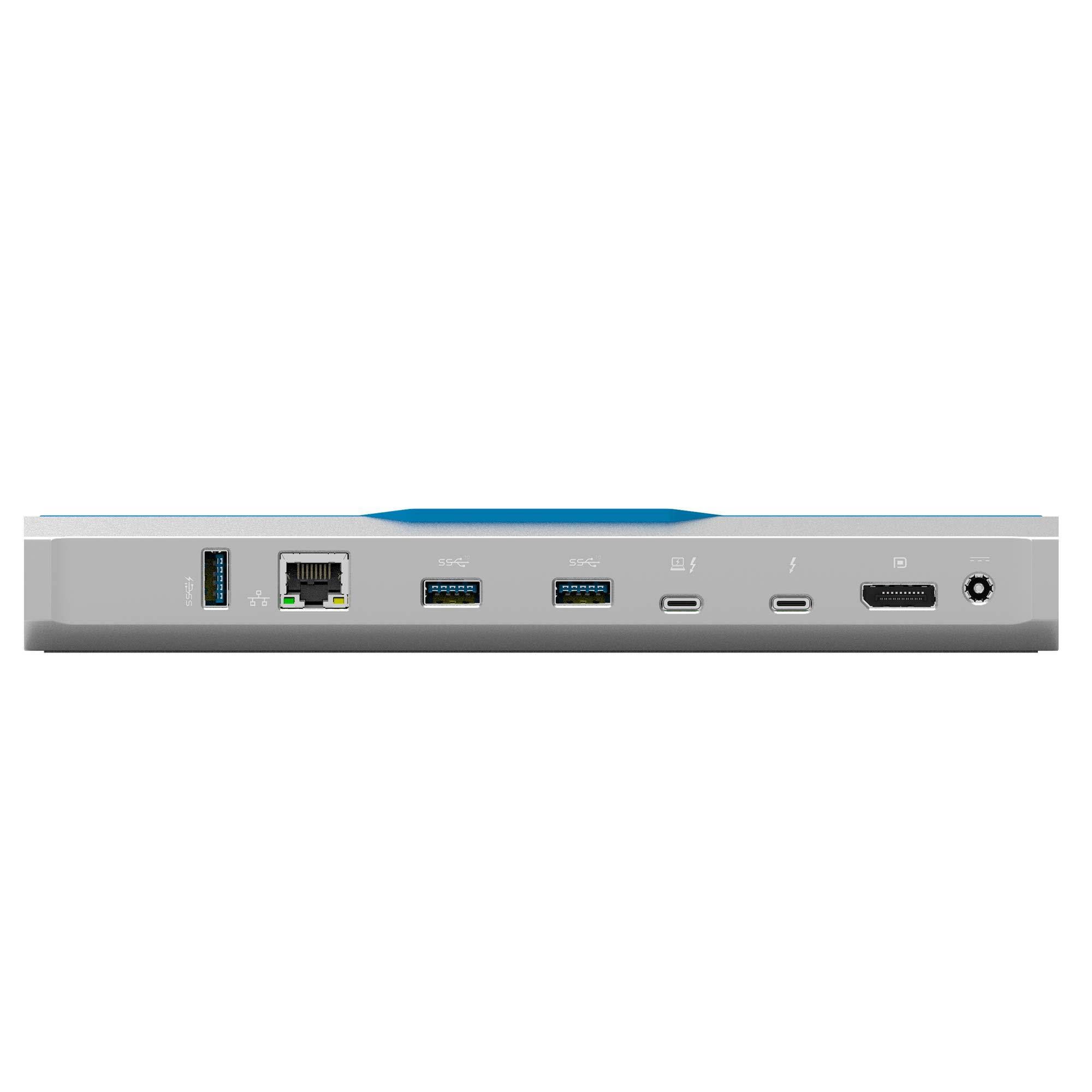 Accell Thunderbolt 3 Docking Station - PC or MAC, Dual 4K Display Support, 40Gbps USB Type C 3.1 Gen2 + Cable, 135W Power Adapter