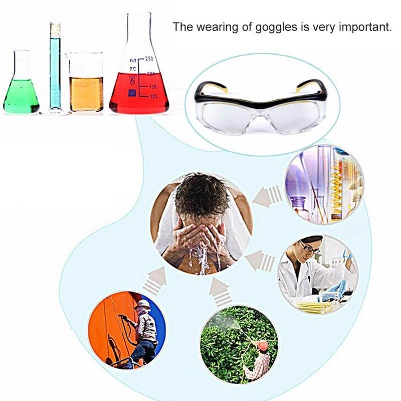 2019 Work Safety Goggles Anti-Splash Wind Dust Proof Protective Glasses Optical Lens Frame For Research Cycling Eyes Protector